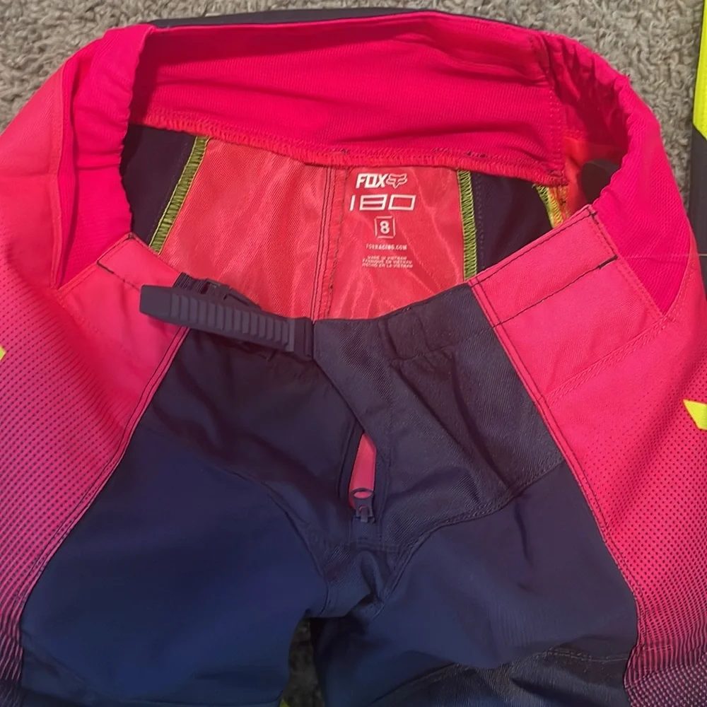 Fox Racing Riding gear pants 👖 Size 8 👕 Size M - Picture 8 of 9